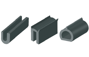 Extruded EPDM dense rubber strip