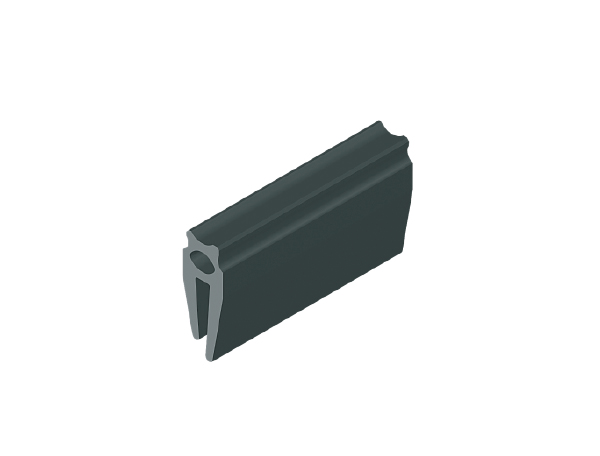 Black EPDM dense rubber strip